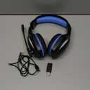 Fachixy FC-100 Wireless Gaming Headset for PS5, PS4, Switch - Gaming Headphones with Lossless Audio & 50Hrs Battery Life - Gamer Headset with Microphone for Mac, Laptop, Mobile (Blue)