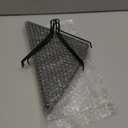 Fabric Wall Cubicle Corner Shelf with Hooks 11.8 Inch Wooden Triangular Cubicle Corner Shelf for Office Fabric Walls Display Storage Hanging Organizer for Work Decor Small Planter(Black2 PCS)