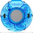 Jasonwell Inflatable River Tube Float - Heavy Duty River Float Pool Floats Lake Premium Water Tubes for Floating Recreational River Raft Lounge Floaties with 2 Cup Holders for Adult (X-Large, Blue)