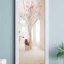 FLFK Door Mural Sticker - Flowers,Peel and Stick,Combined Size 30.3"x78.7",Split into 2 Pieces