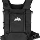 Summit Hauler Chest Pack, for Snowboarding, Skiing, Hiking, and Outdoor Sports, Adjustable Lightweight Front Harness Bag with Phone Pocket, Multiple Storage Compartments