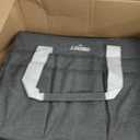 JJRING Craft Organizer Tote Bag, Large Art Storage Caddy with Multiple Pockets, Gray Sewing Bag for Art, Craft, Scrapbooking, School, Medical, and Office Supplies Storage