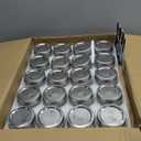 40 Pack Mason Jars, 4 oz Food Storage Jars with Split-Type Metal lids, Glass Canning Jars for Jams, Overnight Oats, Candies, Honeys, Snacks,DIY Projects,Wedding/Party/Shower Favors