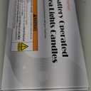 Homemory 24-Pack Flameless LED Tea Lights Candles Battery Operated, 200+Hour Fake Electric Candles TeaLights for Votive, Aniversary, Wedding Centerpiece Table Decor, Funeral, Halloween, Christmas (Bright Amber Glow  White Body)