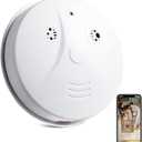 Security Camera Smoke Detector Hidden Camera 1080P WiFi Indoor Camera with Night Vision Motion Detection Real-Time for Home Office Safety