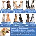 Dog Cone, Transparent Recovery Collar for Large Dogs, E Collar After Surgery to Stop Licking, Depth Adjustable Soft Cone Not Block Vision Patented (XL-Long) (Black, XL)