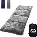 Sleeping Cot Pads (75" x 28") with Elastic Straps Portable for Outdoor & Hiking, Cotton Soft Thick Camping Cot Pad, Non-Slip Camping Mattress Pad for Camp Cot/Rv Bunk/Narrow Twin Beds (Grey)