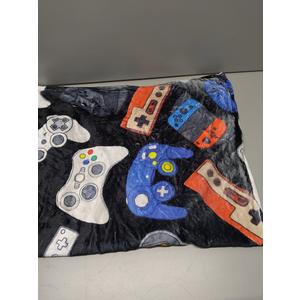 Gamer Throw Blanket 60" X 50"Inch,Video Game Controller Gamepad Blanket Soft Lightweight Gaming Blanket for Kids Boys Teens Gamer Gifts
