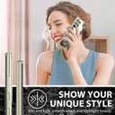 S25 Ultra Phone Case for Samsung S25 Ultra 5G Case Clear Cute Slim Thin for Women Soft Flexible Silicone TPU Cover for Samsung Galaxy S25 Ultra Case Shockproof with Lace Mandala-Flower (Black)