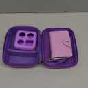 YouKnow Hard Case and Silicone Cover for Yoto Mini Player, Kids Audio Music Accessory with Card Case Holder for up to 10 Cards (Purple)