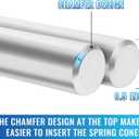 1 pc 17.2 Inch Torsion Spring Winding Rod with Non-Slip Handle,1/2 Inch Diameter Solid Steel Metal Winding Bars Hardware for Adjusting or Replacing Garage Door Tension Springs