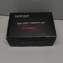 Red Light Therapy Cap for Hair Growth, 660nm Red Light-Therapy& 850nm Infrared Light Device, Black