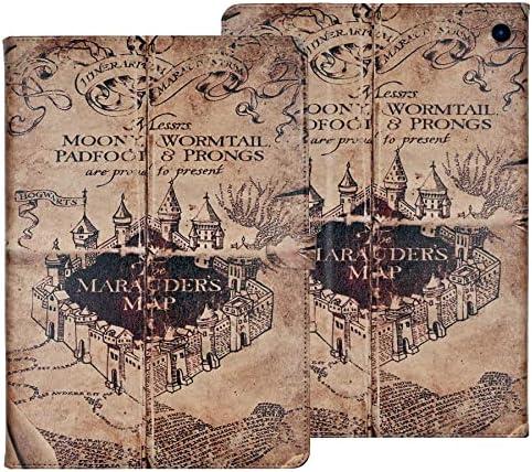 Case for Amazon Kindle Fire HD 8 & 8 Plus Tablet (12th/10th Generation, 2024/2022/2020 Release), PU Leather Folding Stand Shell Shockproof Soft TPU Cover, Magic Map Vintage Case for Amazon Kindle Fire HD 8 & 8 Plus Tablet (12th/10th Generation, 2024/2022/2020 Release), PU Leather Folding Stand Shell Shockproof Soft TPU Cover, Magic Map Vintage