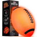 Glow in The Dark Football for Kids Boys Ages 8-12 15, Light Up LED Football Toys with Pump for Indoor/Outdoor Game, Fun Gift for Teens Christmas Birthday, Holiday Stuff Party Favor Supplie