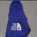 Paiaite Blue Chihuahua Dog Hoodie: Keep Your Pup Warm and Stylish with a 'The Dog Face' Printed Sweatshirt, Pet Clothes, and Sweater Coat All in One. Perfect for Winter and Cool Summer Nights, Blue, Small 