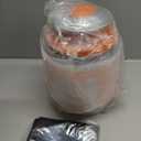 Cremation Urns for Human Ashes Adult Female or Man, Funeral Urn for Ashes for Woman & Male, Burial or Decorative Urns, Hand Engraved Angel Wings Urn, Silver Wing, Red & Orange - Large Size