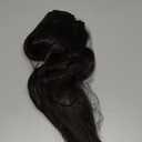 Clip in Hair Extensions for Women, 6PCS Long Wavy Curly Clip on Hair Extensions 16 Inch Dark Brown Synthetic Hairpieces