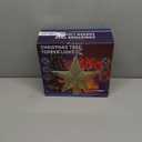 DG-Direct Christmas Tree Topper Lighted Star with 6 Projected Patterns,3D Hollow Sparkling Star Christmas Tree Topper with Rotating Magic Projector for Christmas Tree Ornament (Glitter Gold 6)