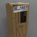 WOPITUES Wood Floating Shelves Set of 6, Shelves for Wall Decor, Farmhouse Shelf for Bedroom, Bathroom Storage Shelves, Book Shelves for Living Room - Rustic Brown (16.5 Inch)