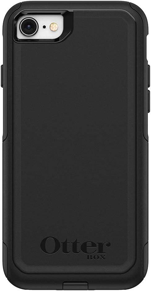 OtterBox iPhone SE 3rd & 2nd Gen (NOT SE4 2025 MODEL) iPhone 8 & iPhone 7 (NOT PLUS SIZED MODELS) Commuter Series Case - Black, Slim & Tough, Pocket-Friendly, with Port Protection, Black