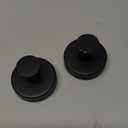 Suction Cup Hooks for Shower, Removable Towel Hooks for Bathroom Window Glass Door Wall, Bath Robe Looafh Wreath Hook for Hanging - 2 Pack, Black