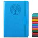 Lined Journal Notebook for Women Men,256 Thick Pages,A5 Hardcover Vintage Leather Journal for Writing,Travel,Business,Work, School,College Ruled Notebooks for Note Taking,Daily Diary 5.7"×8.3"