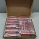 Flameless Candles with Embedded Star String - Battery Operated LED Candles, with Remote,12 Red Flickering Candles for Christmas, Weddings, Home Decor & Party,(D 2.3"H 5" 6" 7")