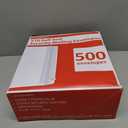 #10 Envelopes Letter Size Self Seal | 500 Business Mailing Security Peel and Sealing Envelope | 100% Tinted | no 10 White Windowless Legal Regular Plain Envelops Pack | 4-1/8 x 9-1/2 Inches | 24 LB