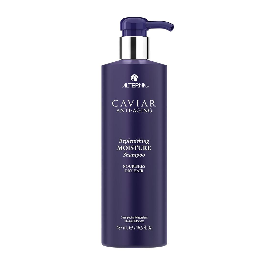 Alterna CAVIAR Anti-Aging Replenishing Moisture Shampoo | For Dry, Brittle Hair | Protects, Restores & Hydrates | Sulfate Free, Pack Of 2