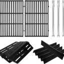 Grill Parts Replacement For Weber Genesis 300 Series E310, E320,E330,S310, S320, S330, EP310, EP320, EP330 with Front-Mounted Control,7620 Flavor Bar 62752 Burner 7524 Grates,7622 Heat Deflector