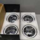 4pcs 5 3/4" 5.75 LED Headlights with High Low Beam Amber turn signal White DRL, 5 3/4 led headlight Halo Ring