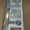 Ralbay Modern Gold Crystal Vanity Lights for Bathroom 3-Lights Crystal Vanity Lights Over Mirror Modern Crystal Gold Bathroom Wall Lighting Fixtures