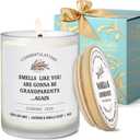 Pregnancy Announcement Gifts for Grandparents, You're Going to Be Grandparents Again Baby Announcement, Baby Announcements Lavender Vanilla Scented Candle 9OZ