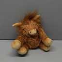 Heatable Coolable Weighted Highland Cow Stuffed Animals Plushie, Microwavable Heating Pad for Period Cramps & Pain, Lavender Scented Cow Plush Toys for Stress, Highland Cow Gifts for Women