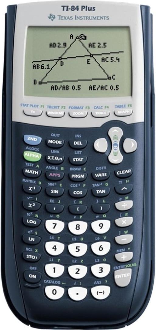 6COU - TI-84Plus Programmable Graphing Calculator, 10-Digit LCD -