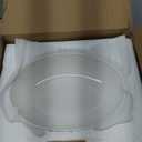 8.6" Oval Serving Bowls Set of 4, 24 oz White Ceramic Oval Bowls for Food, Small Serving Dish for Salad, Pasta, Side Dishes, Fruit, Snacks, Microwave Dishwasher Oven Safe