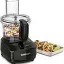 Cuisinart 7-Cup Sleek and Modern Design Food Processor with Two Easy Controls and Universal Blade for Chopping, Mixing, and Dough (Black)