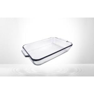 Pyrex Basics 3-qt Oblong with Red Cover