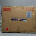 ANDY STAR Arched Mirror, 22 x 30 Inch Gold Wall Mirror in Stainless Steel Metal Frame, Arch Top Rounded Corner 1 Inch Deep Set Design Wall Mount Hangs Vertical