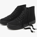 hash bubbie Unisex Canvas High top Sneakers Women's Classic Fashion High Tops Canvas Shoes Casual Tennis Shoes for Men 9W 7M