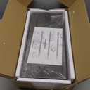 QEEIG Floating Shelves for Wall Bathroom Shelf Bedroom Kitchen Living Room Hanging Book Shelves Small Farmhouse Decor 16 inch Set of 3, Rustic Brown (015-BN3)