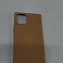 Cocomii - Rectangle Case Compatible with iPhone - Compatible with MagSafe, Soft Touch Silicone, Microfiber Lining, Matte, Magnetic Phone Case for iPhone 13 6.5  inch, Golden Brown