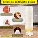 Inverted Condiment Squeeze Bottles, 13.5 oz Empty Sauce Containers, Leak-Proof Reusable Squirt Bottle with Scale for Mustard for Ketchup Mustard Syrup Sauces Dressing Oil, BPA FREE Plastic - 2 PACK