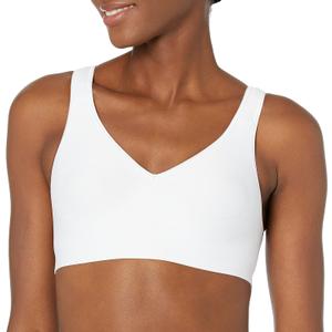 Hanes Women's G796 SmoothTec ComfortFlex Fit Wirefree Bra (Medium, White)