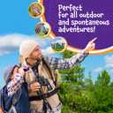 Think Peak Red Binoculars Science Toy for Kids Ages 3-12 Years - Real Compact Outdoor Adventure & STEM Educational Nature Hiking Explorer for Bird Watching, Camping Childrens Birthday Gift