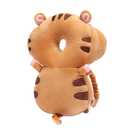 JunNeng Baby Walker 3-Sided Head Protector Backpack Wear, Toddler Head Protection Safety Pad, Brown Tiger