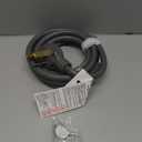 10 ft 3 Prong Dryer Cord, 30Amp 10 Gauge Dryer Power Cord Replacement, Pure Copper 3-Wire Appliance Cord with NEMA 10-30P Plug and O-Ring Terminals, 250V 7500W, ETL Listed, Gray STW