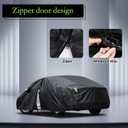 Car Cover Custom Fit for Toyota Corolla 2000-2025, Honda Civic 1991-2025, Waterproof All Weather Full Exterior Cover Rain Sun Protector Car Cover with Door Zipper