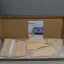 Rocking Horse Wooden Ride On Toy for Kids Classic Design Rocking Horse with Pedal and Safe Backrest Fine Workmanship(Classic, Natural)