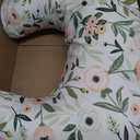 Boppy Nursing Pillow - Firm, Ergonomic U-Shaped Bottle and Breastfeeding Pillow with High Lift for Comfort and Support, Spacious Surface - Pink Garden Flowers